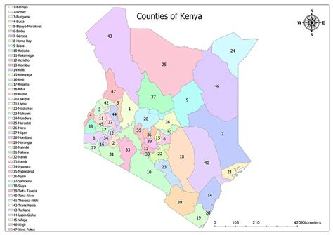 Counties of Kenya | Mappr