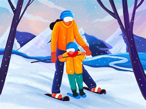 ️ Snow by Anjum Shorna on Dribbble