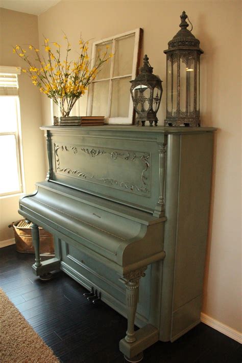 Painted distressed piano – Artofit