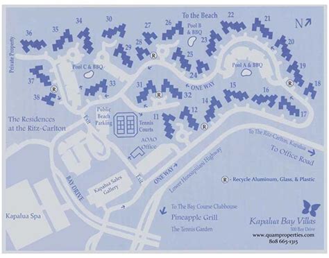 Kapalua Golf Villas Map