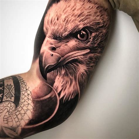 nitu_tattoo | Eagle tattoo, Inner bicep tattoo, Animal sleeve tattoo