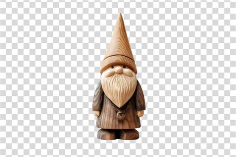 Wooden Wizard Sculpture 3 Isolated Graphic by Whimsy Girl · Creative ...