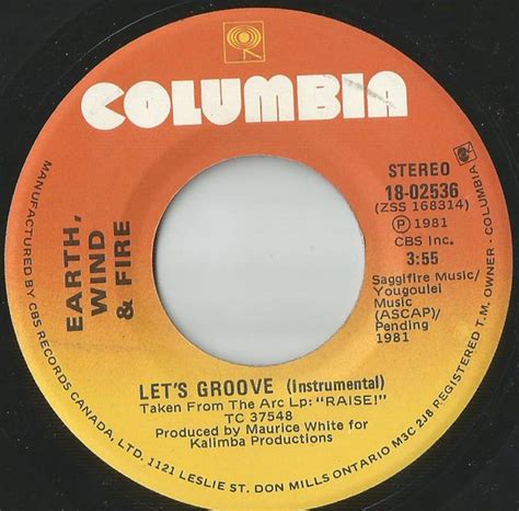 Earth, Wind & Fire - Let's Groove (1981, Vinyl) | Discogs