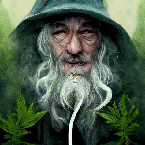 MidJourney: Gandalf in Lord of the Weed : r/deepdream