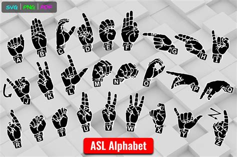 Deaf Sign Language Alphabet