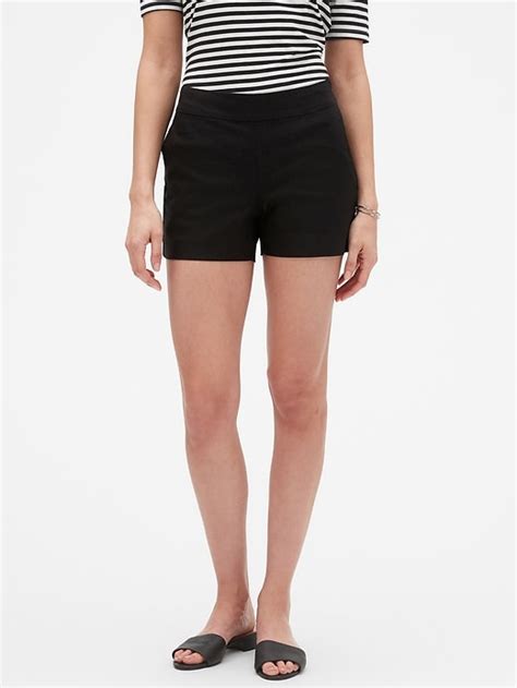 High Waist Pique Shorts - 4 inch inseam | Banana Republic Factory