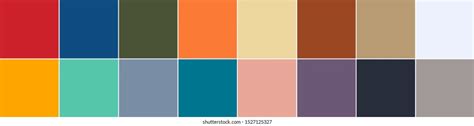 16 Color Swatches Color Trend Report Stock Illustration 1527125327 | Shutterstock