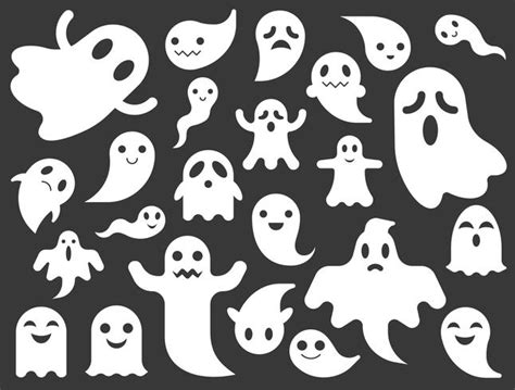 ghost or spirit vector for Halloween, flat design 464319 Vector Art at ...