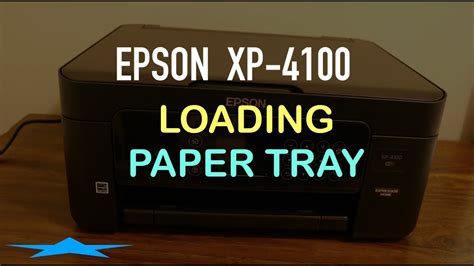 Epson XP 4100 Loading Paper Tray review !! - YouTube