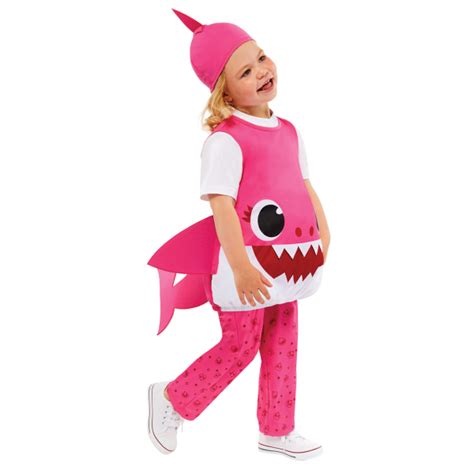 Baby Costume Baby Shark Pink - Mummy Age 1-2 Years : Amscan Europe