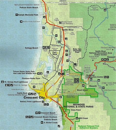 Map of Crescent City Area, 2011 | This map of extreme NW Cal… | Flickr