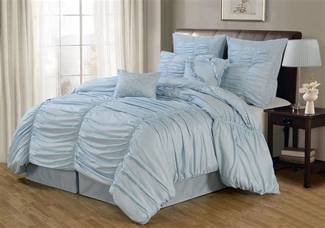 diagenesis: Pale Light Blue Comforter