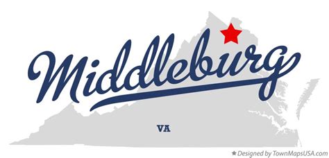 Map of Middleburg, VA, Virginia