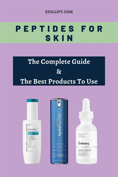 Peptides For Skin - Benefits & Best Peptide Products | Skin benefits, Peptides, Peptides skin care