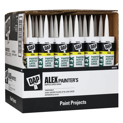 DAP Alex Painter's 10.1 oz. White All-Purpose Acrylic Latex Caulk (30 ...