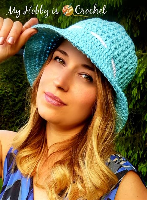 My Hobby Is Crochet: "Let the Sun Shine!" Sun Hat - Free Crochet Pattern