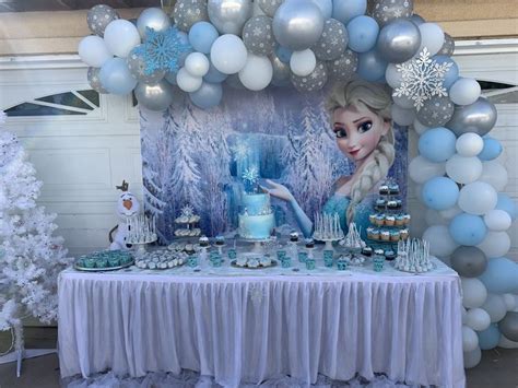 Frozen Birthday | Elsa birthday party, Frozen birthday decorations ...