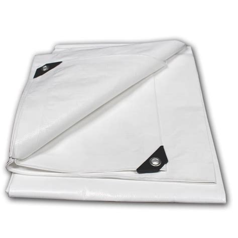 King Canopy White Heavy Duty Tarp 20X20 - Walmart.com - Walmart.com