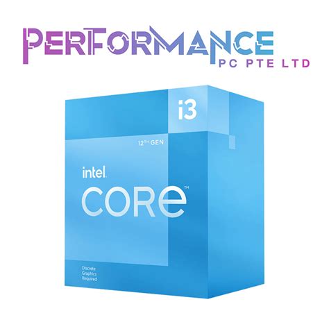 Intel® Core™ i3-12100/i3-12100F up to 4.3GHz 4-Core/8-Threads LGA 1700 – performance-pc-pte-ltd