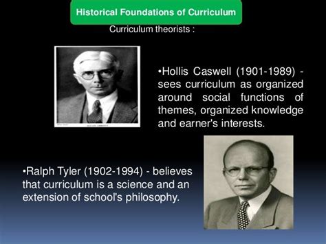 Major Foundations of Curriculum