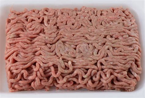 Raw hamburger meat stock image. Image of texture, packaging - 82107163