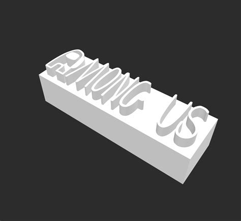 Among US Logo | 3D models download | Creality Cloud