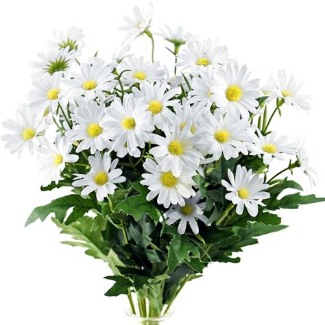 Amazon.com: FiveSeasonStuff Daisy Silk Flowers, Outdoor Artificial Flowers Arrangement & Wedding ...