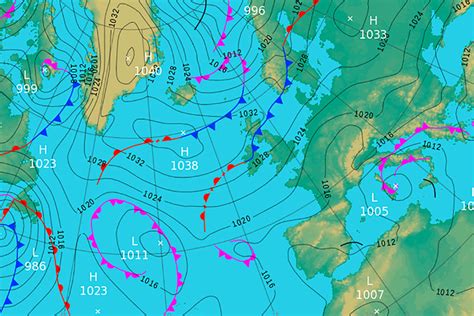 How to read a weather map