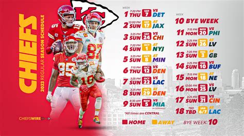 Kansas City Chiefs Schedule 2024 25 Printable - Alfie Austine