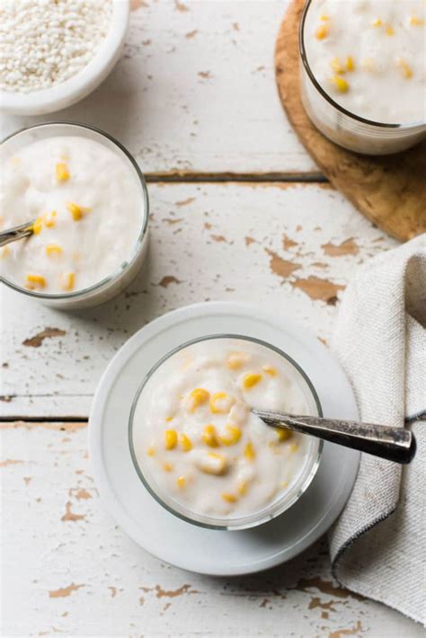 Ginataang Mais: Filipino Coconut Rice Pudding with Corn - Kitchen Confidante®