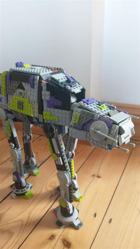 I made my own AT-AT, using instructions from Lego and nearly all my own ...