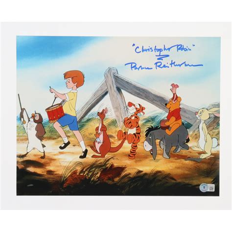 Bruce Reitherman Signed "Winnie the Pooh" 11x14 Photo Inscribed "Christopher Robin" (Beckett ...