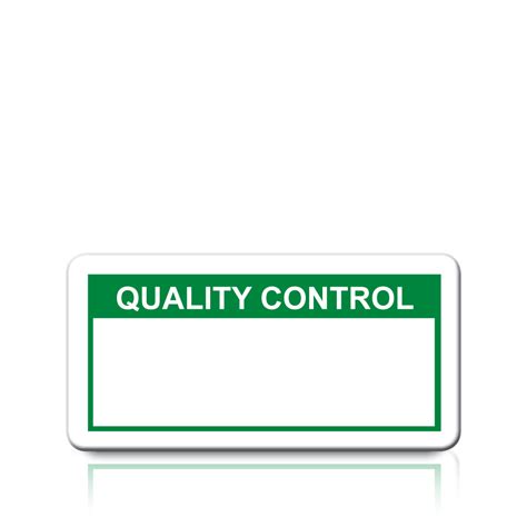 Buy Quality Control Labels in Green