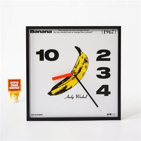 Andy Warhol Pop Art Wall Clock – HYPE INDA HOUSE