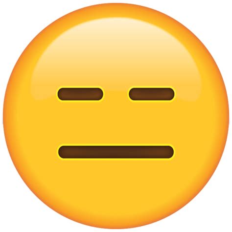 Download Expressionless Face Emoji | Emoji Island