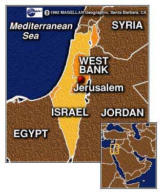 Jerusalem Map - Israel