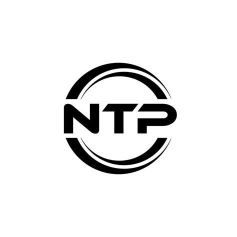 NTP letter logo design in illustration. Vector logo, calligraphy ...