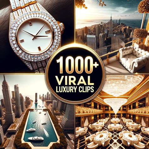 1000 Viral Luxury Rich Lifestyle Video Clips for Tiktok, Instagram, and ...