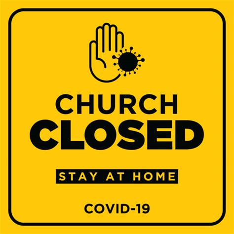 110+ Church Covid Sign Stock Illustrations, Royalty-Free Vector ...