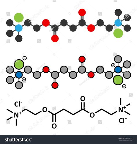 Suxamethonium Chloride Succinylcholine Muscle Relaxant Drug Stock ...