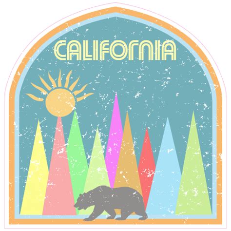 California Flag Sticker - U.S. Custom Stickers