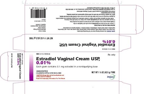 Estradiol Vaginal Pictures, Images, Labels | Healthgrades | (estradiol ...