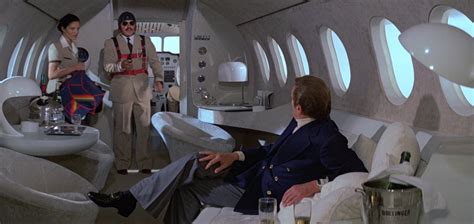 Roger Moore and His Stuntman in Blue Blazers Skydiving in Moonraker ...