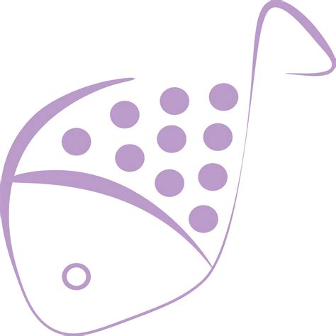 Purple fish, icon illustration, vector on white background 13606654 ...