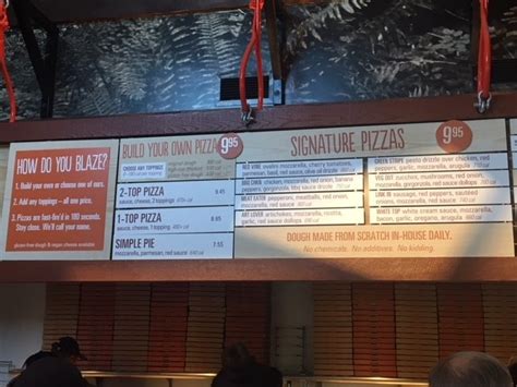 Blaze Pizza Menu - Living a Disney LifeLiving a Disney Life