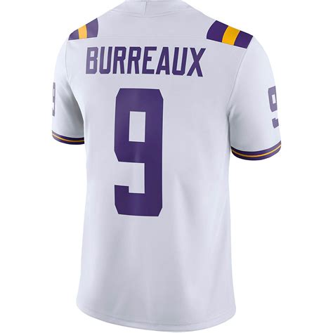 Nike Men's Louisiana State University Joe Burreaux 9 Jersey | Academy