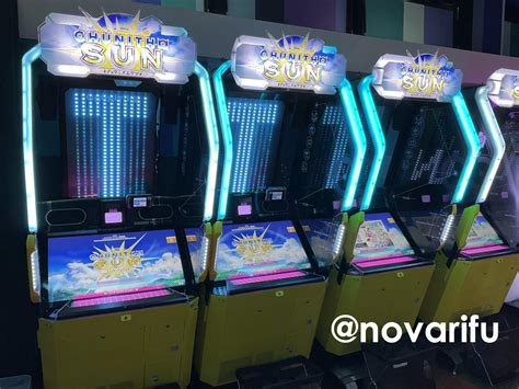 [JP] A better photo of a cabinet row of CHUNITHM SUN : r/CHUNITHM