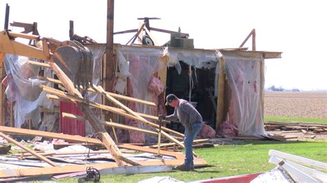 ‘I guess we’re in tornado alley’: Rural Central Illinois still cleaning up storm aftermath ...