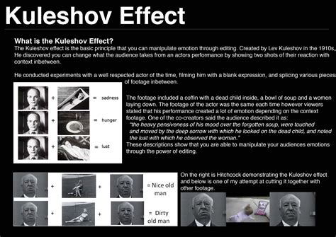 Kuleshov Effect | Workbook, Emotions, Context