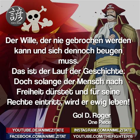 #GolDRoger #OnePiece #AnimeZitate | Naruto zitate, Anime zitate, Manga ...